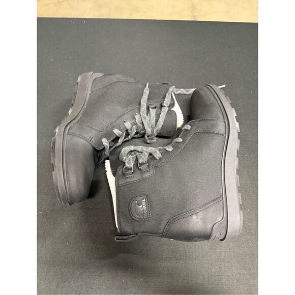 Sorel Evie II NW Lace Black Sea Salt Waterproof Boots 9.5 - Picture 4 of 6